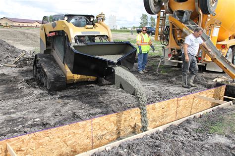 concrete bucket for skid steer|skid steer concrete hopper bucket.